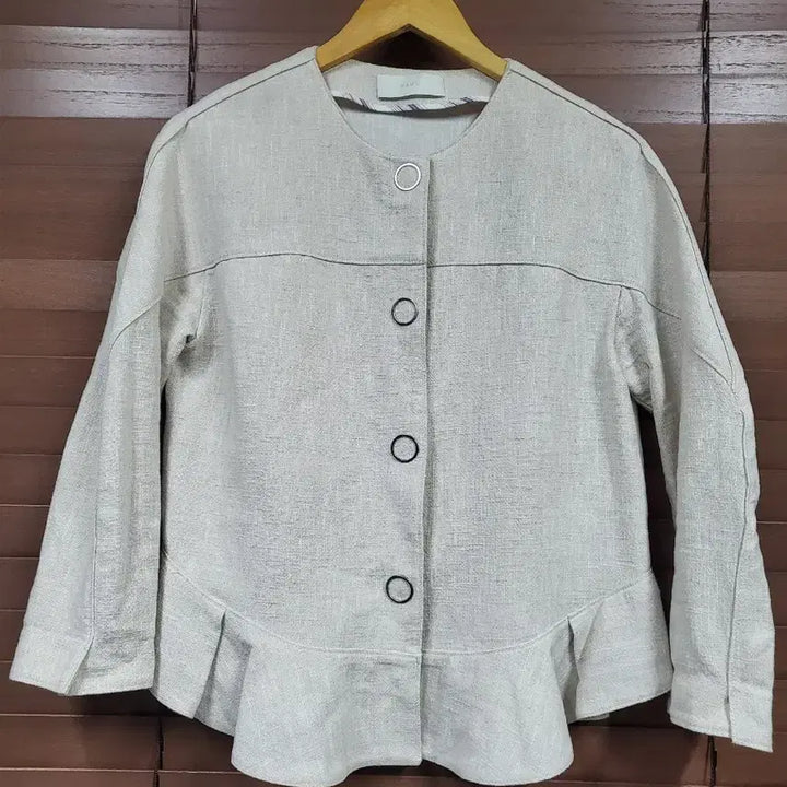 [BUNJANG] NAMU Linen Frill Jacket / 나무 (NAMU) 린넨 프릴 자켓