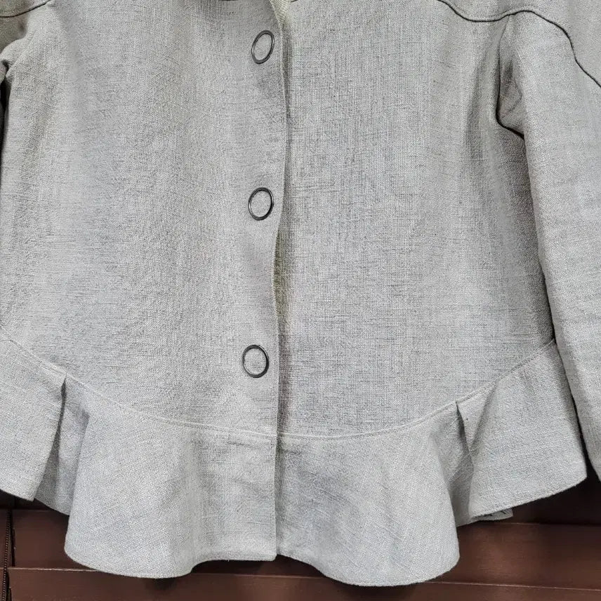 [BUNJANG] NAMU Linen Frill Jacket / 나무 (NAMU) 린넨 프릴 자켓