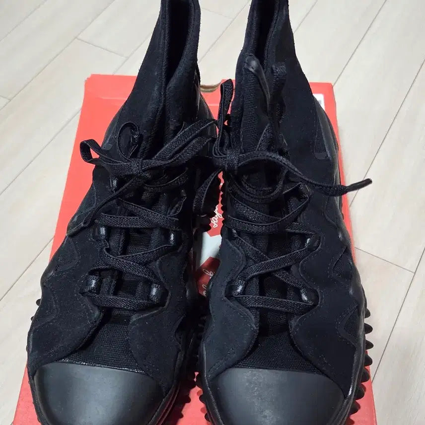 [BUNJANG] Converse Run Star Motion Hi Triple Black / 컨버스 스트릿 유틸리티 런스타 모션 하이 트리플블랙