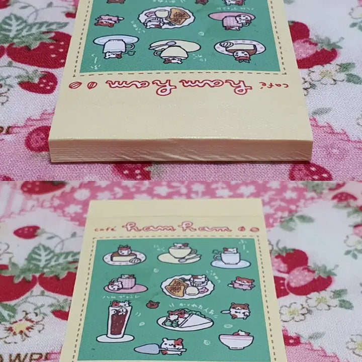 [BUNJANG] Heisei Era Hamster Mini Memo Pad Bundle Set / 고전 헤이세이 햄스터 미니 메모지 2개 일괄 (카페 식당)