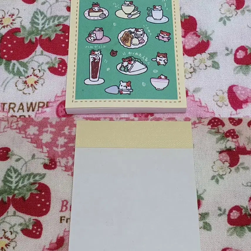[BUNJANG] Heisei Era Hamster Mini Memo Pad Bundle Set / 고전 헤이세이 햄스터 미니 메모지 2개 일괄 (카페 식당)