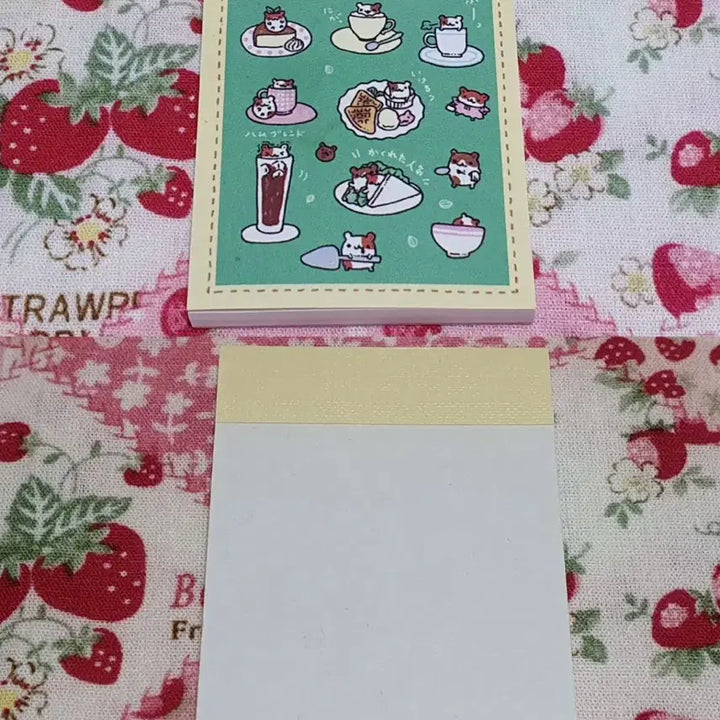 [BUNJANG] Heisei Era Hamster Mini Memo Pad Bundle Set / 고전 헤이세이 햄스터 미니 메모지 2개 일괄 (카페 식당)