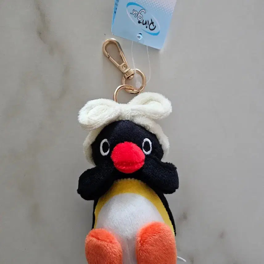 [BUNJANG] Pingu &amp; Pinga Doll Keychain / 핑구 핑가 인형 키링