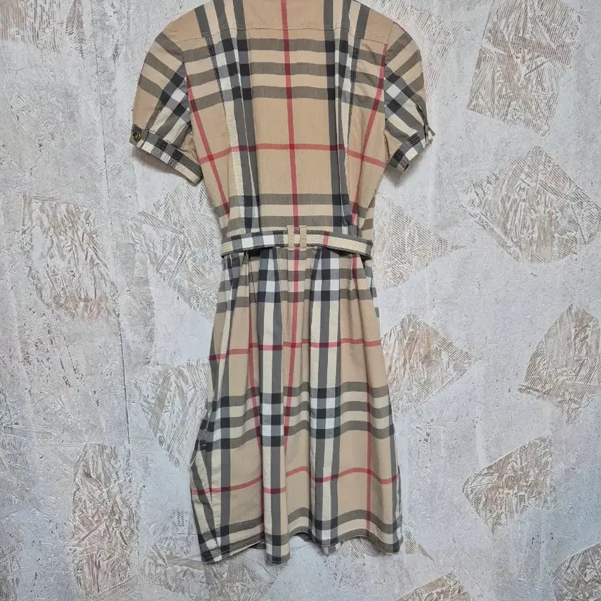 [BUNJANG] Burberry Check Pattern Belted Dress / 버버리 원피스 정품