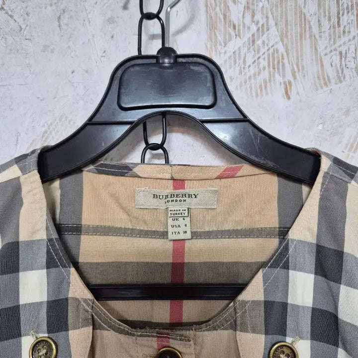 [BUNJANG] Burberry Check Pattern Belted Dress / 버버리 원피스 정품