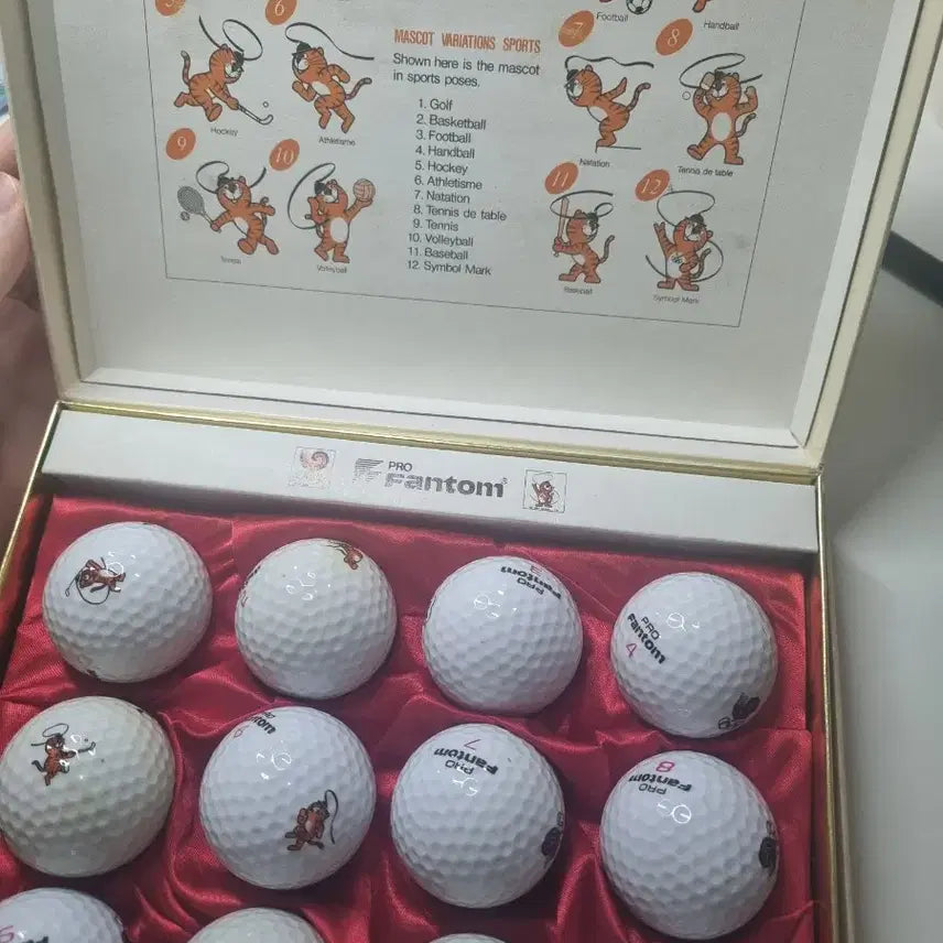 [BUNJANG] Seoul 1988 Olympics Hodori Golf Ball Set / 서울 88올림픽 호돌이 골프공