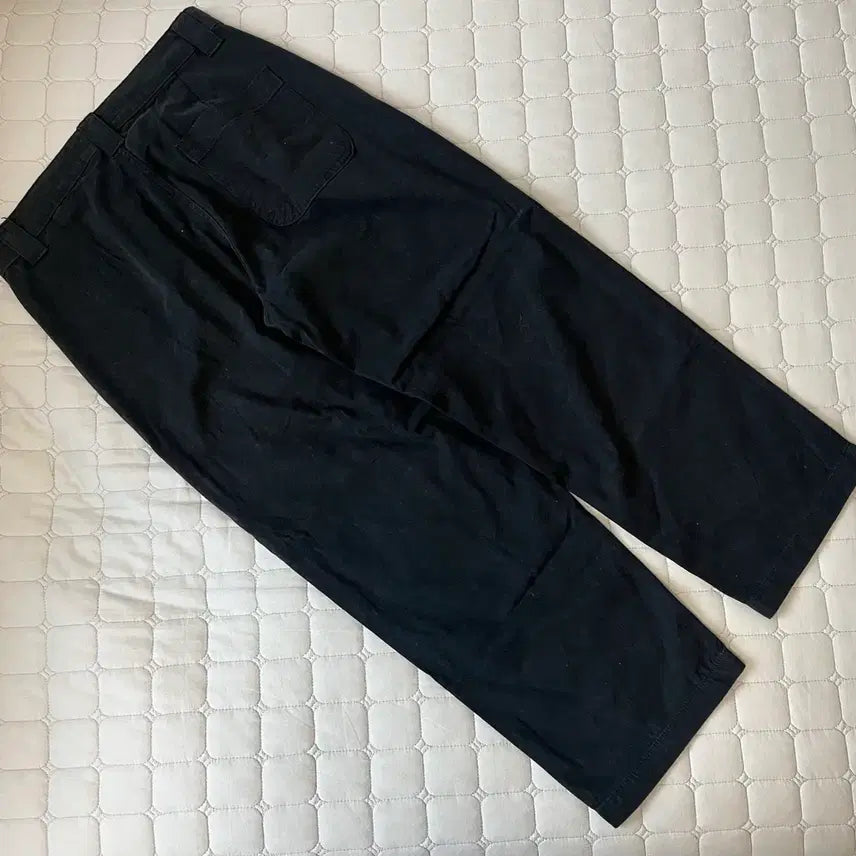 [BUNJANG] Prism Works Two-Tuck Wide Pants Black M / 프리즘웍스 투턱 와이드 팬츠 블랙 M