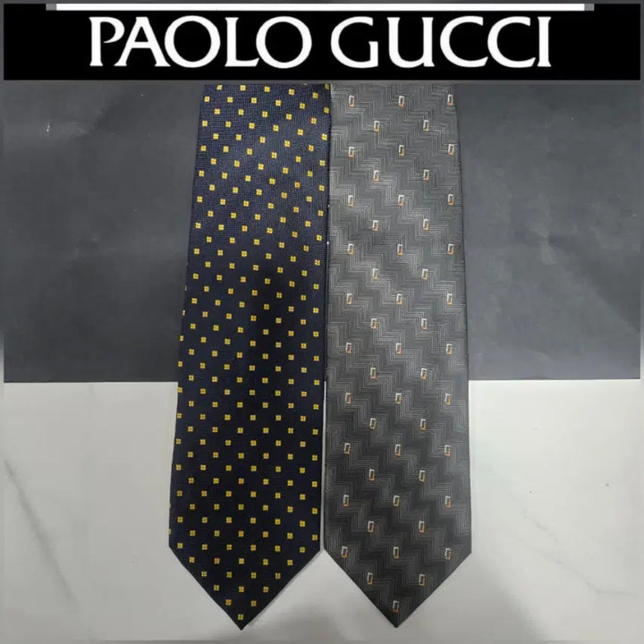 [BUNJANG] Paolo Gucci Tie Set / 넥타이(2장)1+1/파올로구찌
