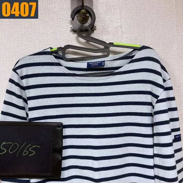 [SOLD OUT] 95 세인트 제임스 스트라이프 긴팔 니트 티셔츠
