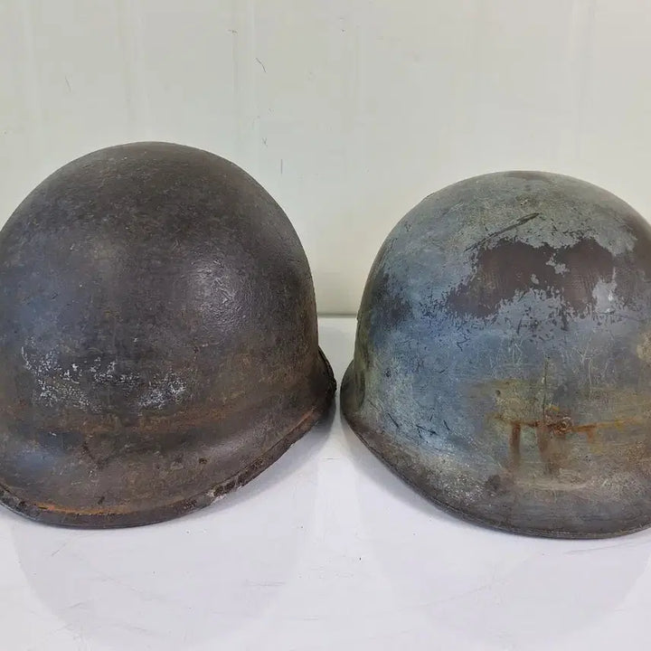[BUNJANG] Antique Iron Helmet / 근대사 수집 자료 옛날 무쇠 철모 하이바 3