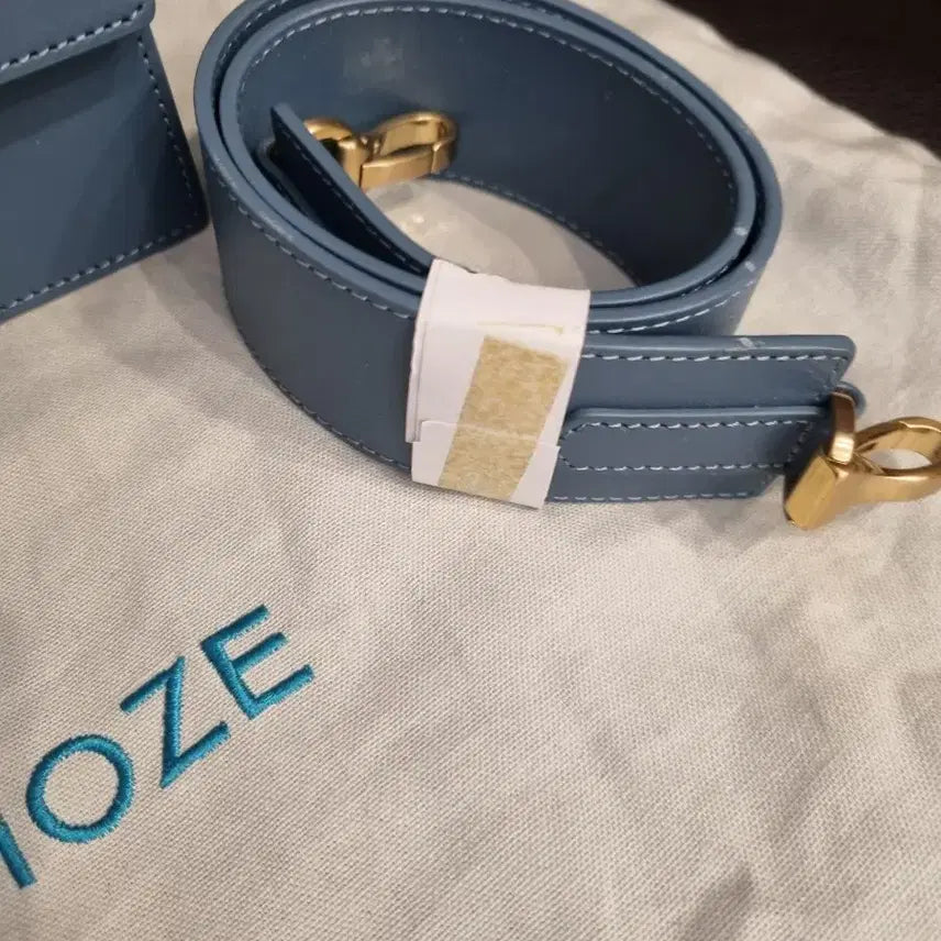 [SOLD OUT] HOZE 호제 블루 가방 + 스트랩 세트