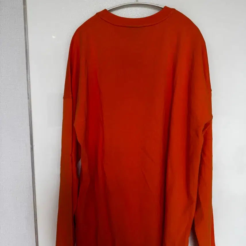 [BUNJANG] RDVZ Long Sleeve T-shirt - Orange/Lime / 새상품) RDVZ 긴팔 티셔츠 -오렌지,라임