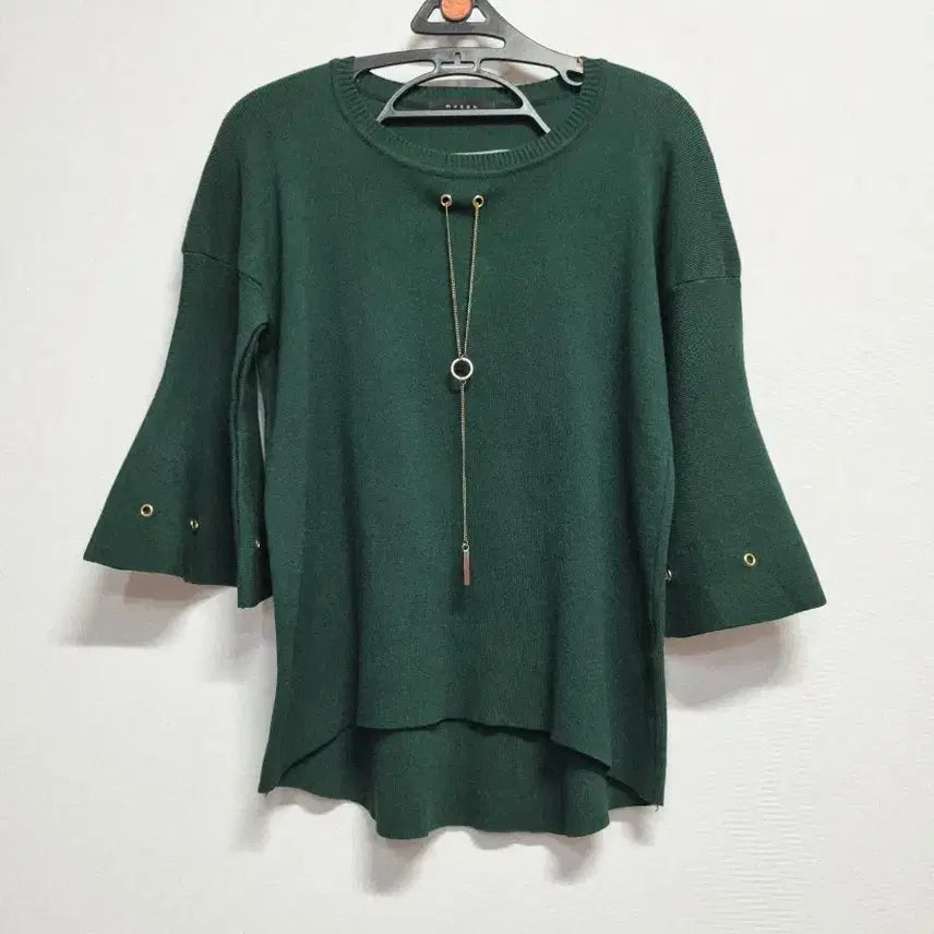 [BUNJANG] Muzak Green Knit Blouse / muzak 초록색 니트 블라우스