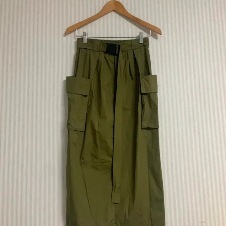 [BUNJANG] Cargos Buckle Belt Set Long Skirt / 카고 버클벨트set 롱스커트