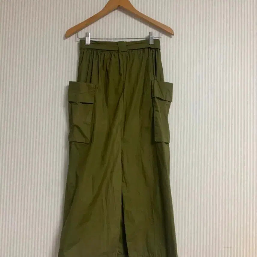 [BUNJANG] Cargos Buckle Belt Set Long Skirt / 카고 버클벨트set 롱스커트