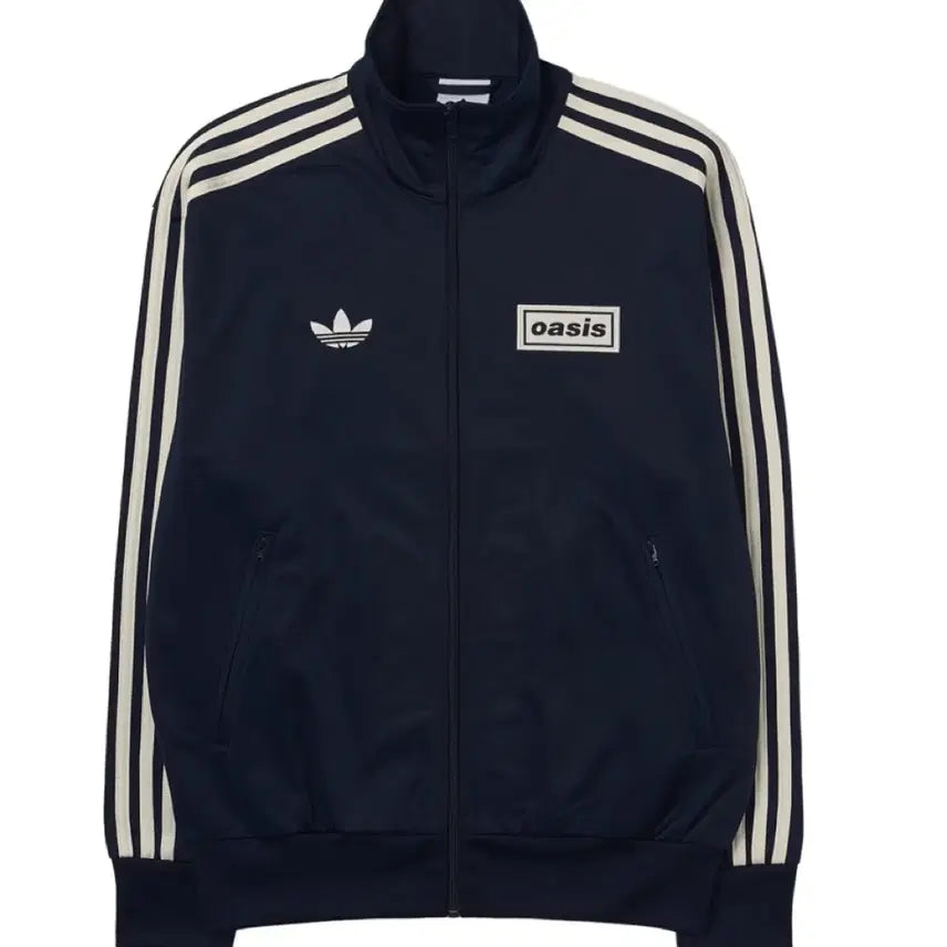 [BUNJANG] Adidas Oasis Tour Firebird Track Top Navy / 아디다스 x 오아시스 투어 파이어버드 트랙 탑 네이비