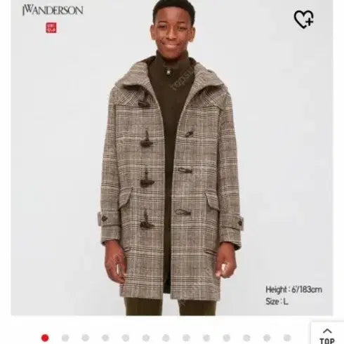 [BUNJANG] JW Anderson x Uniqlo Doubleface Duffle Coat XL / JW앤더슨x유니클로 더블페이스 더플코트 XL