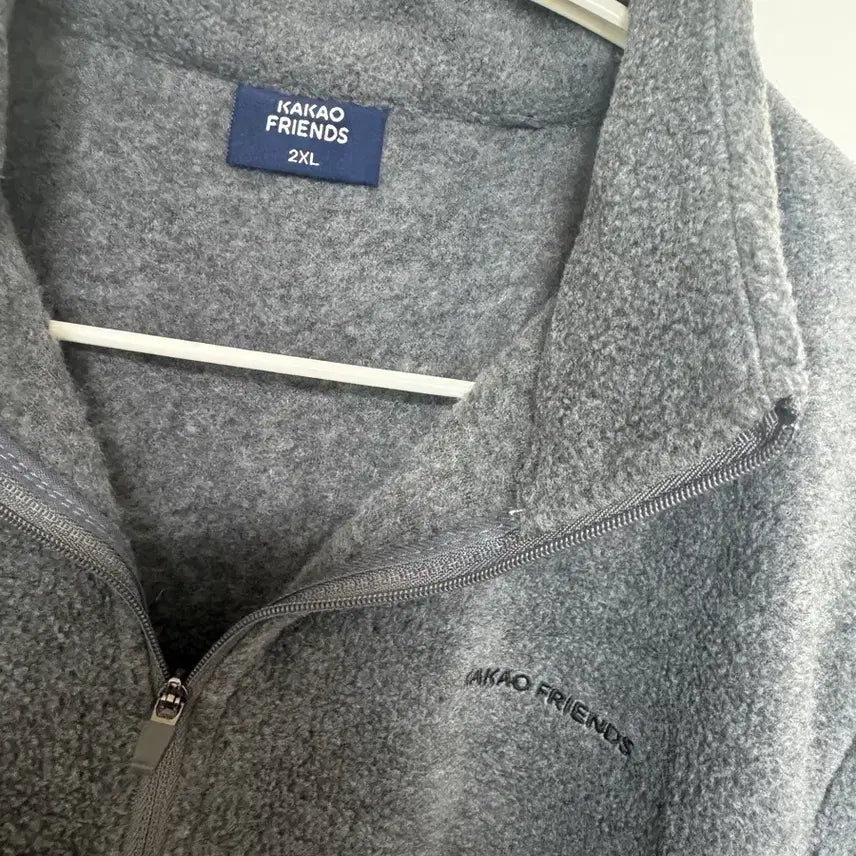 [BUNJANG] Kakao Friends Fleece Half-Zip-Up Jacket / 새상품) 카카오프렌즈 후리스 하프집업 xl,2xl