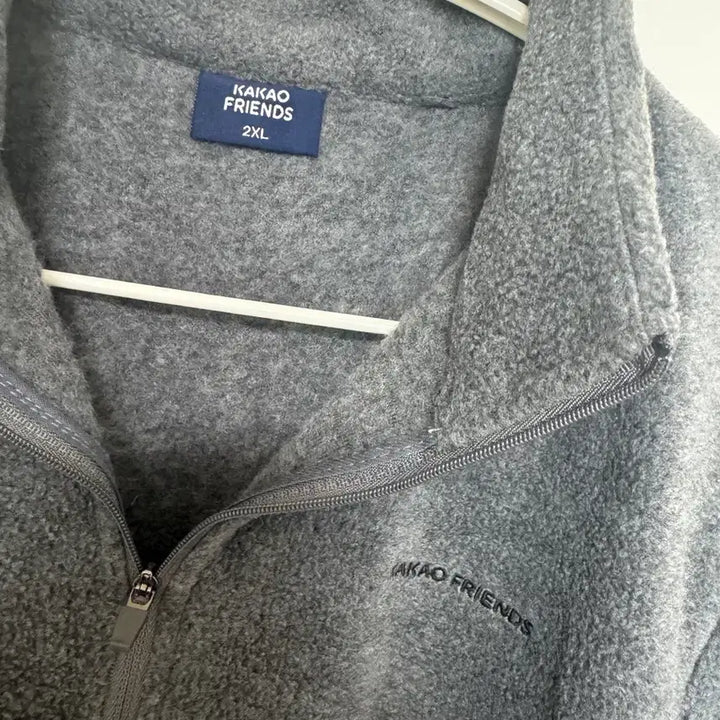 [BUNJANG] Kakao Friends Fleece Half-Zip-Up Jacket / 새상품) 카카오프렌즈 후리스 하프집업 xl,2xl
