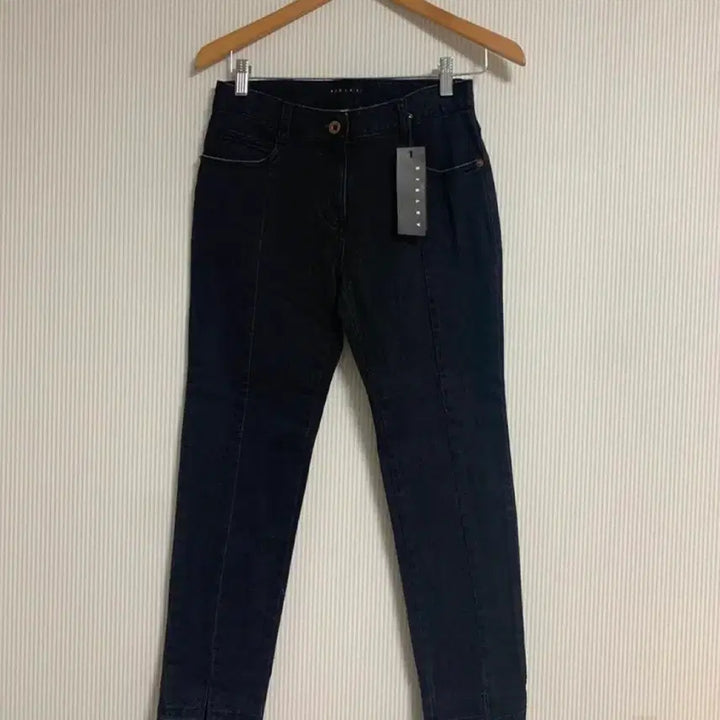 [BUNJANG] Sisley Black Denim Jeans / 새상품 시슬리 흑청 트임 청바지