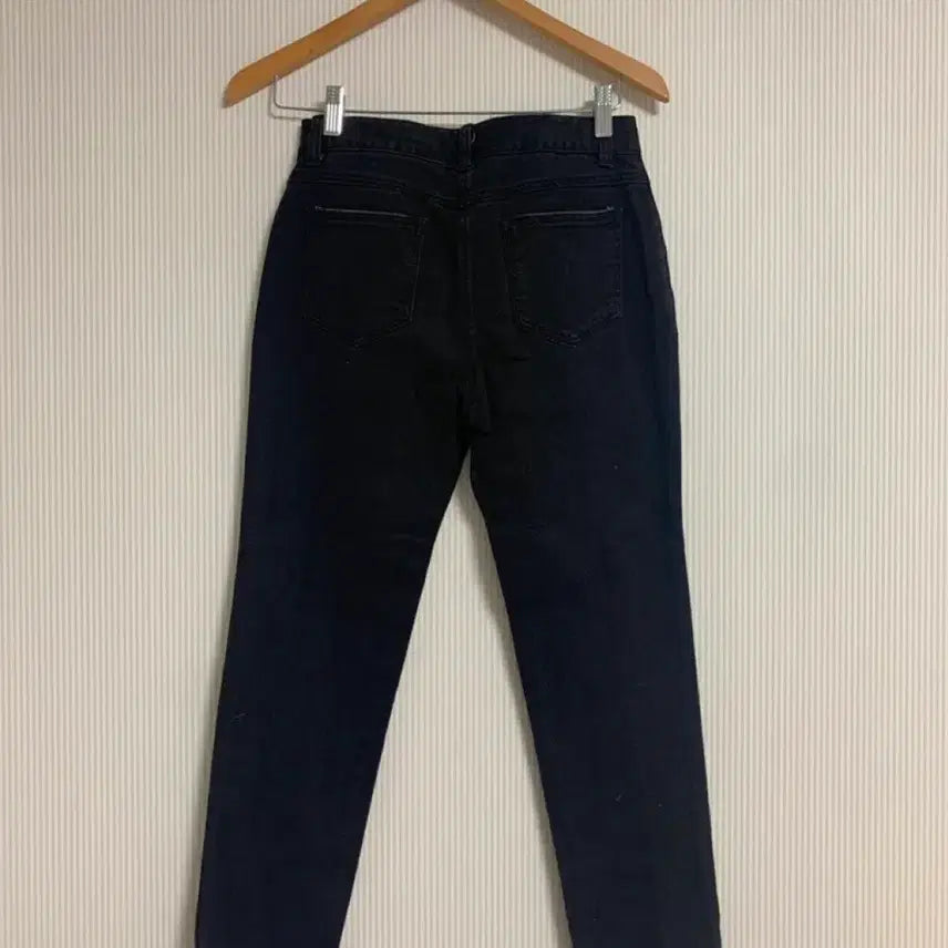 [BUNJANG] Sisley Black Denim Jeans / 새상품 시슬리 흑청 트임 청바지
