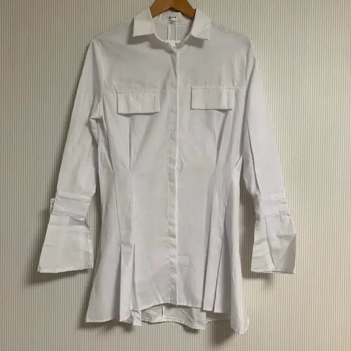 [BUNJANG] Pintuck Puff Shirt Dress / 새상품 핀턱 퍼프 셔츠원피스