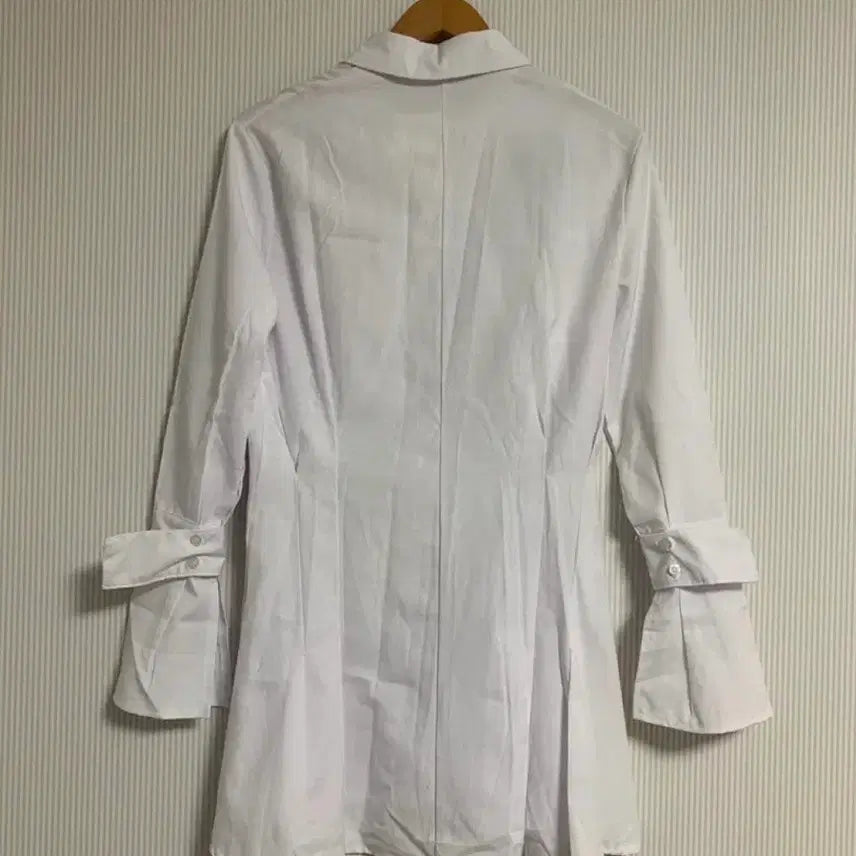 [BUNJANG] Pintuck Puff Shirt Dress / 새상품 핀턱 퍼프 셔츠원피스