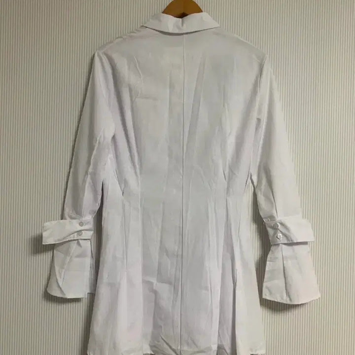 [BUNJANG] Pintuck Puff Shirt Dress / 새상품 핀턱 퍼프 셔츠원피스