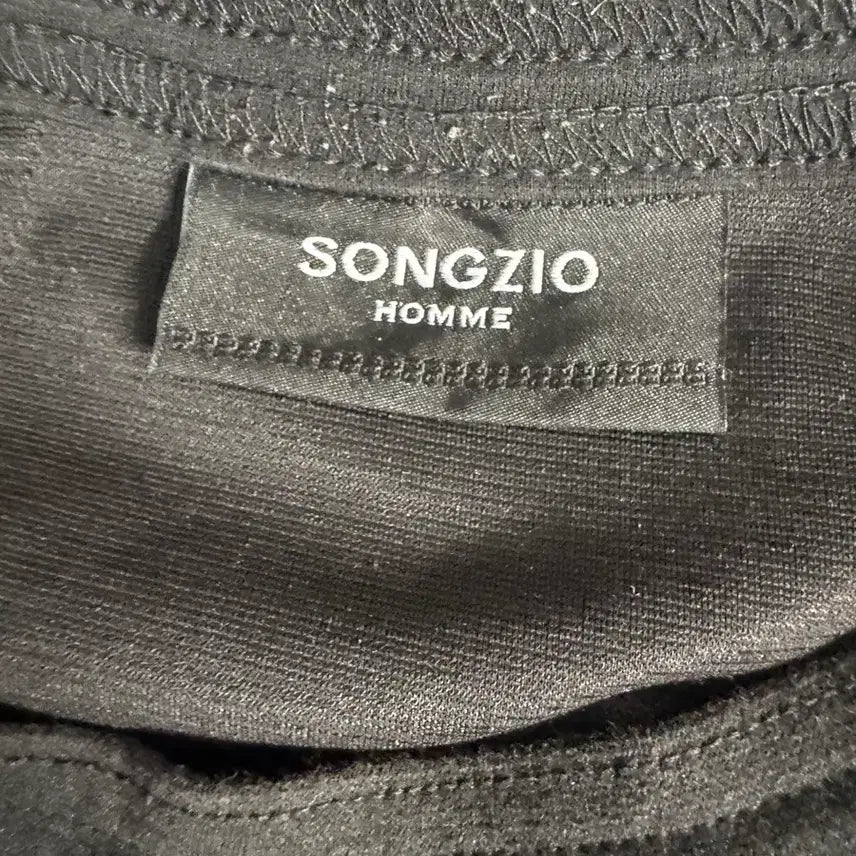 [BUNJANG] Songzio Homme Black Printed T-shirt (Size 100) / 송지오 옴므 반팔 100