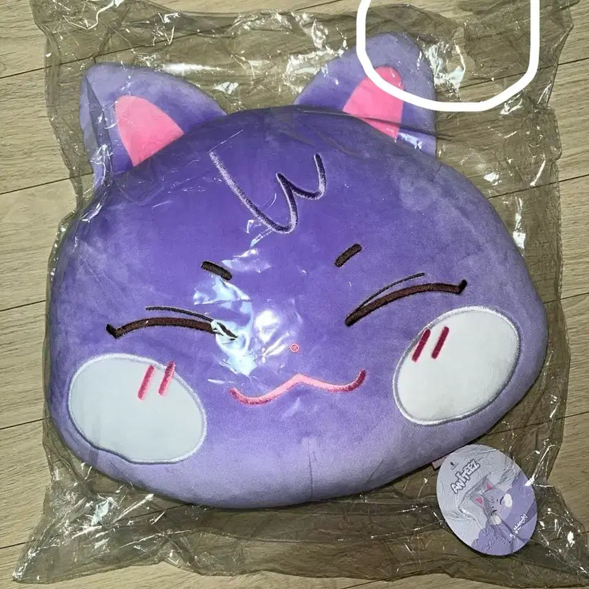 [BUNJANG] ATEEZ SAN Anitiny Face Cushion Doll / 에이티즈 애니티즈 최산 산덕이 페이스 쿠션 인형 미개봉