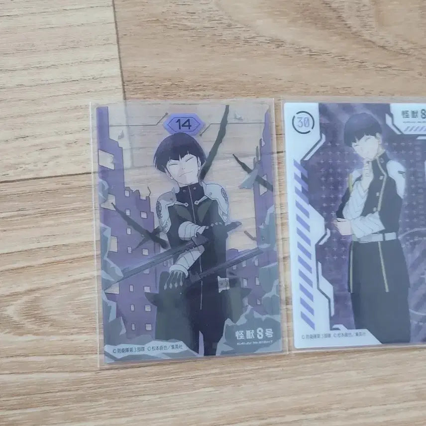 [BUNJANG] Hoshina Soichiro Monster No. 8 Card Set / 총5장)호시나카드 호시나소이시로 괴수8호카드 호시나클리어카드