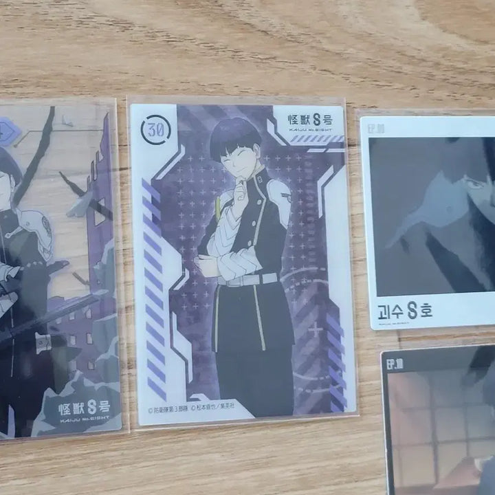 [BUNJANG] Hoshina Soichiro Monster No. 8 Card Set / 총5장)호시나카드 호시나소이시로 괴수8호카드 호시나클리어카드