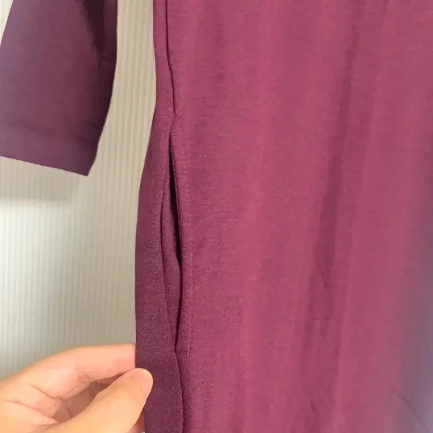 [BUNJANG] Daily 7/10 Sleeve Long Dress with Pockets / 새상품 7부소매 데일리 롱 원피스 주머니있음