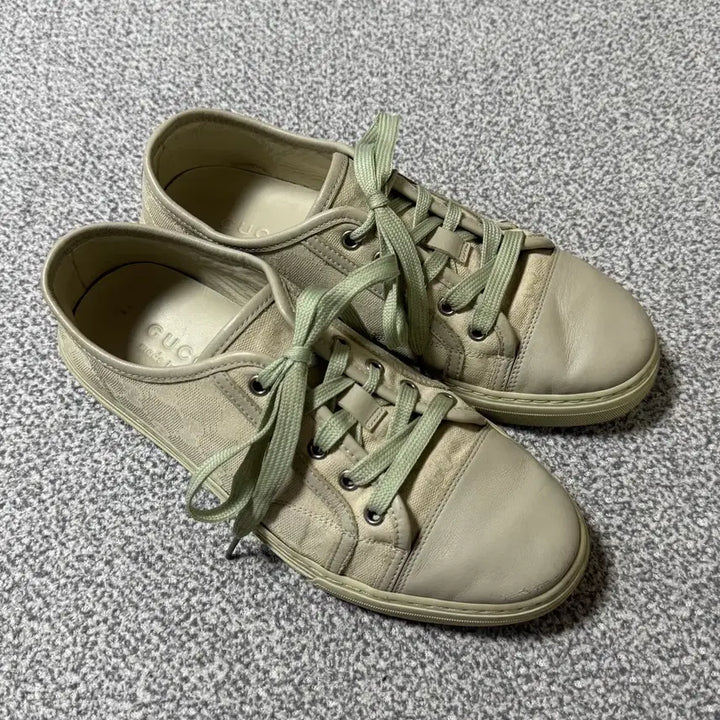 [BUNJANG] Gucci Ace Embroidered Sneaker Leather White Men&
