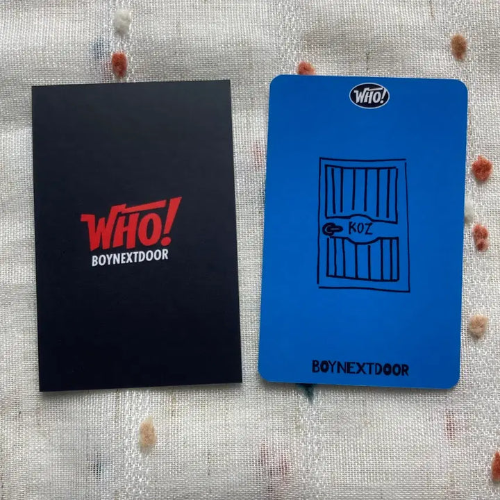 [BUNJANG] BOYNEXTDOOR SungHo WHO! Broadcast Photocard Set / 보이넥스트도어 WHO! 공방 성호 사녹 포카 2장