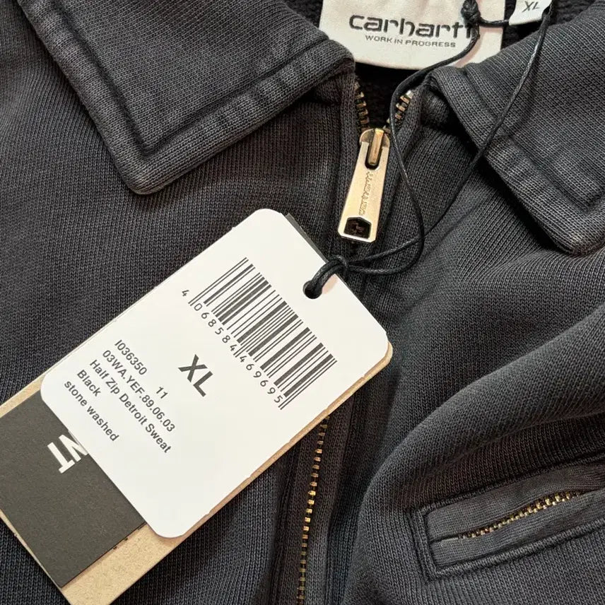[BUNJANG] Carhartt WIP Detroit Half Zip Sweatshirt / 칼하트 wip, SS26 디트로이트 하프 집업
