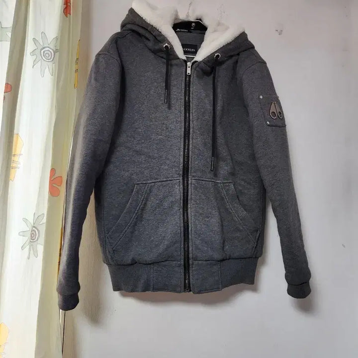 [BUNJANG] Moose Knuckles Bunny Hooded Zip-Up Gray Jacket / 정품 무스너클 버니 후드집업 그레이 S/P