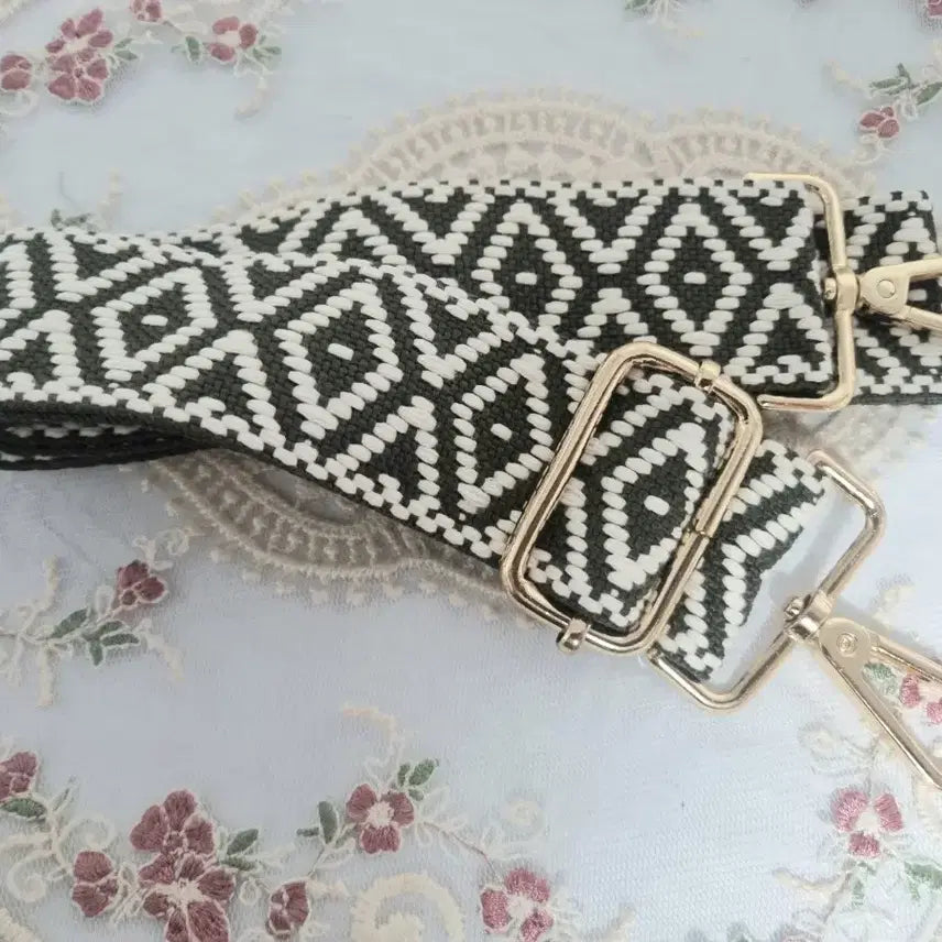 [BUNJANG] Ethnic Pattern Bag Strap / 에스닉 패턴 가방 스트랩(새상품)