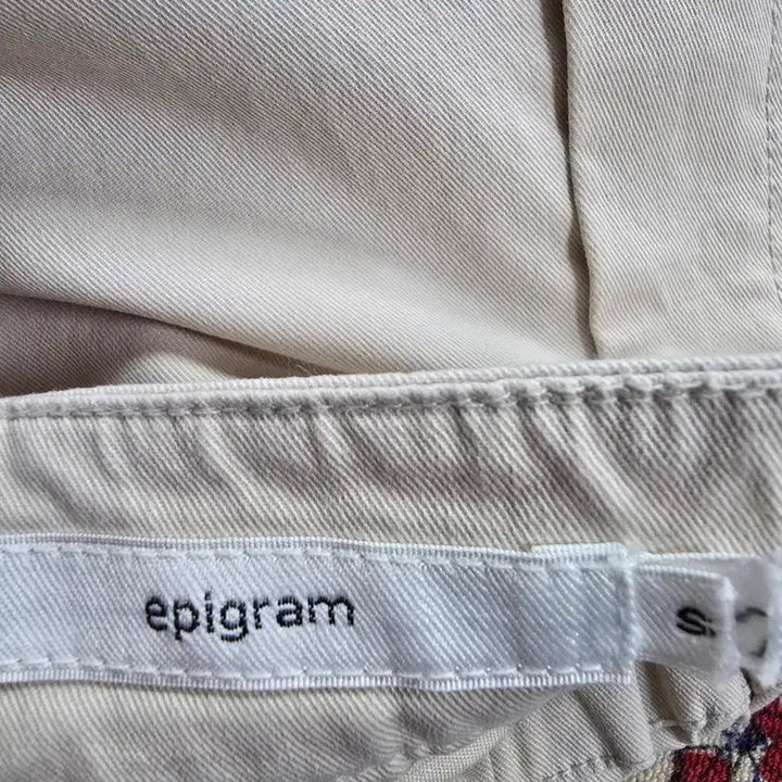 [BUNJANG] Epigram Ivory Wide Pants / 에피그램 아이보리색 와이드 팬츠 (1901)