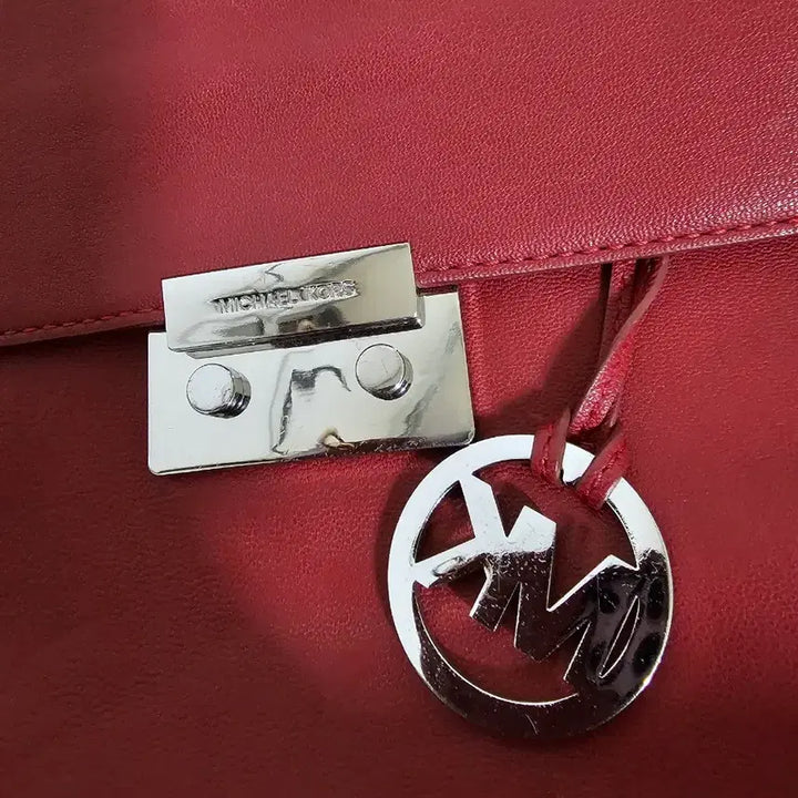 [BUNJANG] Michael Kors Manhattan Burgundy Tote Bag / 마이클코어스 버건디 토트백 빈티지 체인백. 39*24*12. 맨하탄 메시