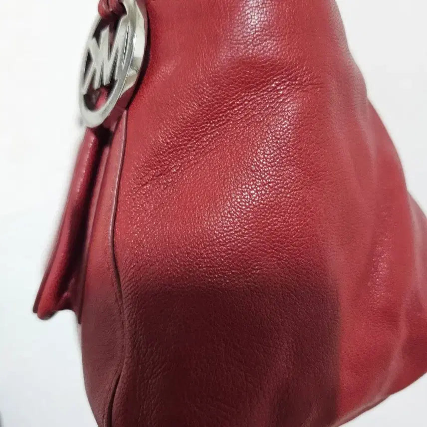 [BUNJANG] Michael Kors Manhattan Burgundy Tote Bag / 마이클코어스 버건디 토트백 빈티지 체인백. 39*24*12. 맨하탄 메시
