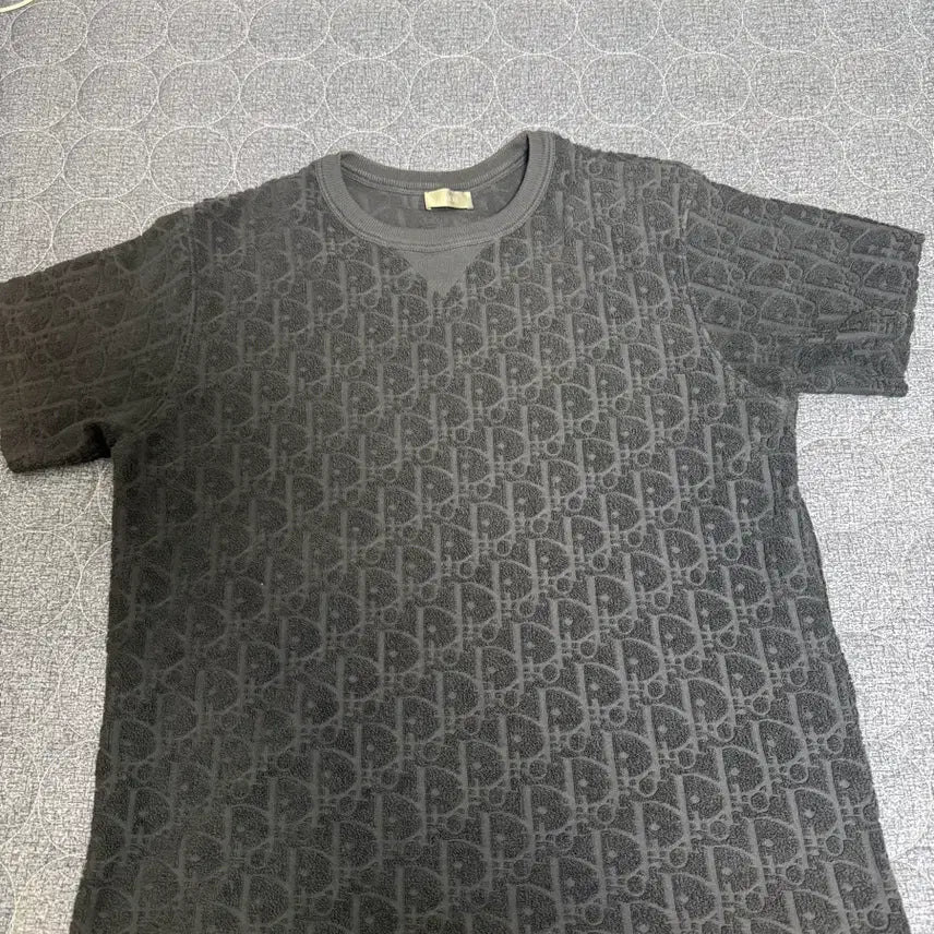 [BUNJANG] Dior Oblique Terry Short Sleeve T-Shirt / 디올 오블리크 테리 반팔 정품