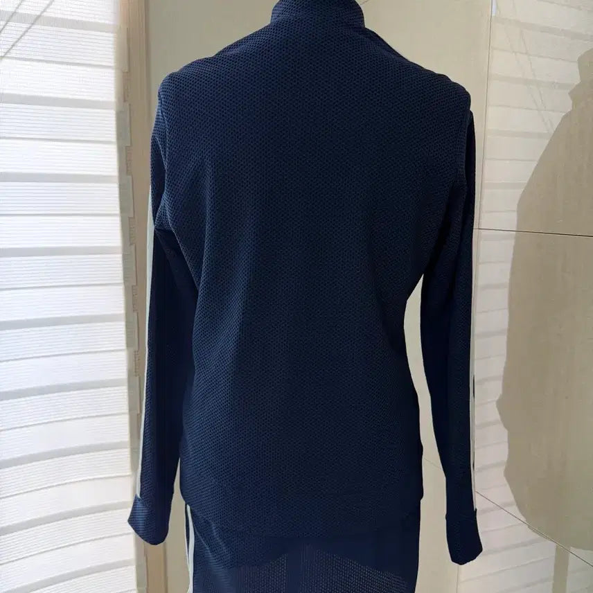 [BUNJANG] Adidas Navy Three-Stripe Training Jacket Skirt T-shirt Set 3-Piece / 아디다스 네이비 삼선 트레이닝 자켓 스커트 티셔츠 셋업 3피스