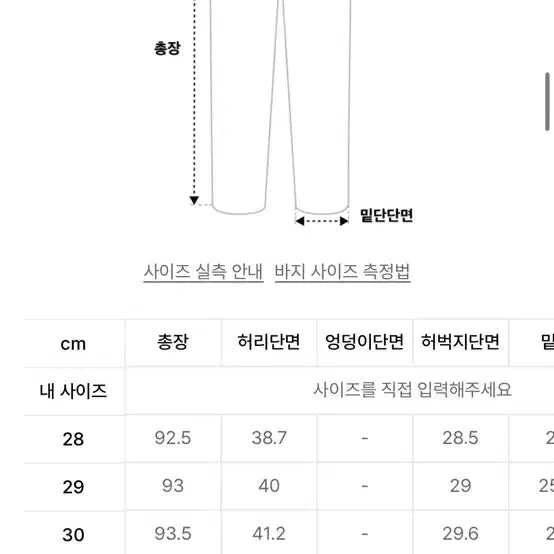 [BUNJANG] Piece Worker Stone Walker New Crop 2 Jeans (Size 30) / 피스워커 스톤워커 뉴크롭2 (사이즈30)
