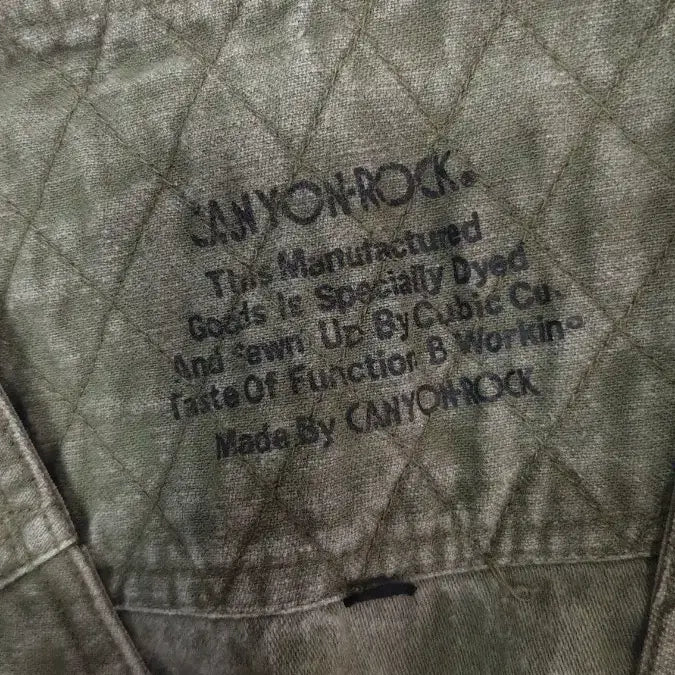 [BUNJANG] CANYON ROCK Workwear Vest - Khaki (M) / CANYON ROCK 워크웨어 베스트 카키M