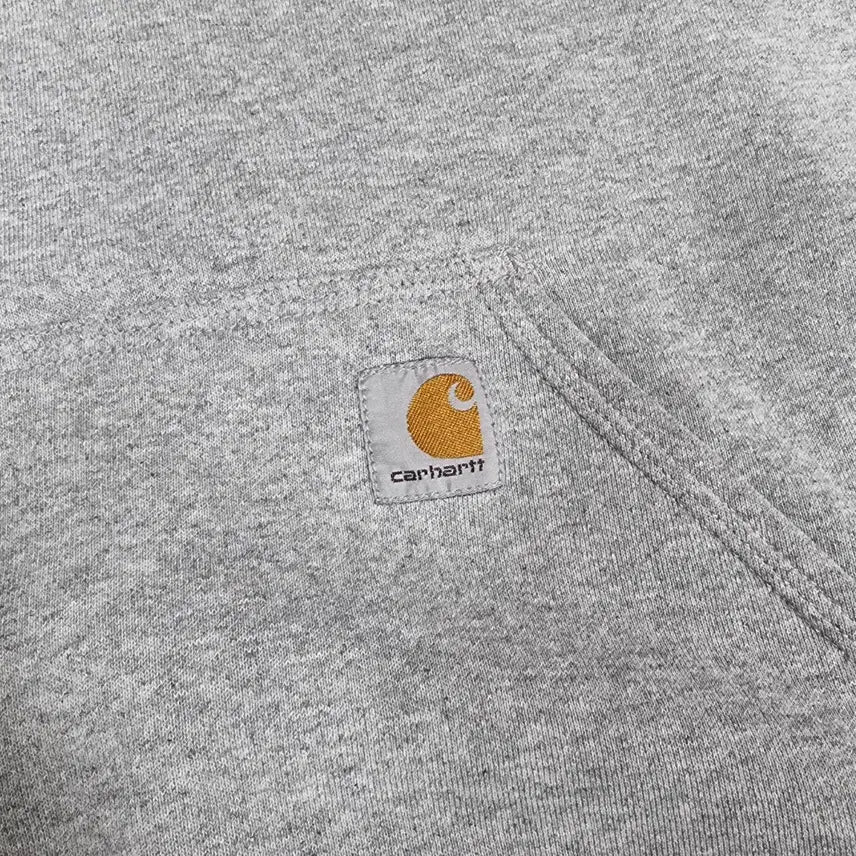 [BUNJANG] Carhartt Grey Oversized Hoodie / 칼하트 그레이 후드티 오버핏