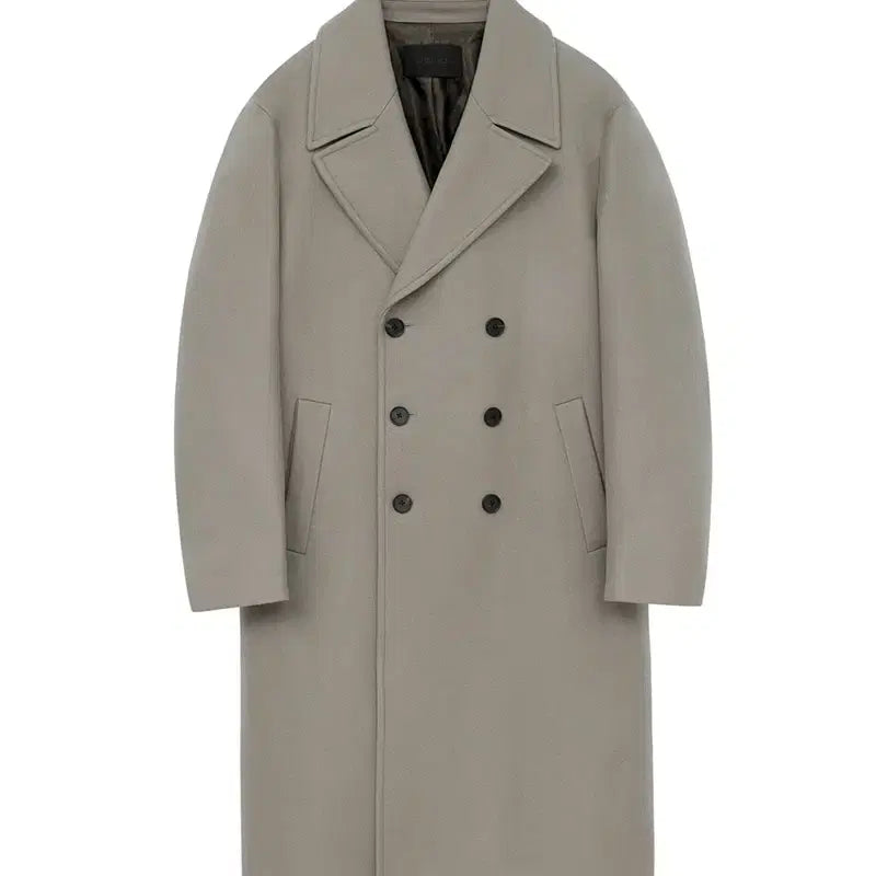 [BUNJANG] In Silence MTR Premium Double Breasted Coat / 인사일런스 MTR 프리미엄 더블 코트