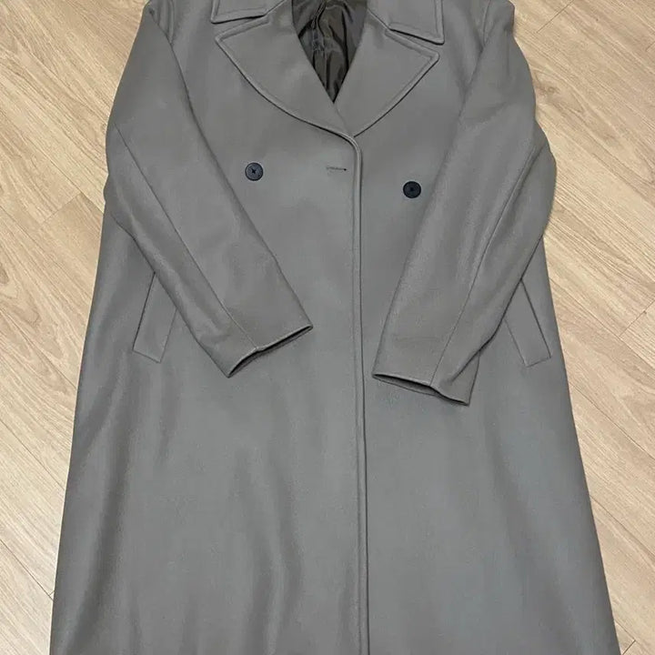 [BUNJANG] In Silence MTR Premium Double Breasted Coat / 인사일런스 MTR 프리미엄 더블 코트