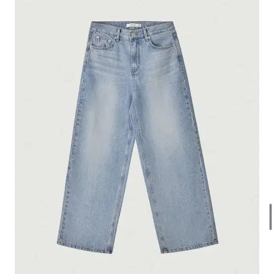 [SOLD OUT] 코어드 Washed loose denim (light blue)