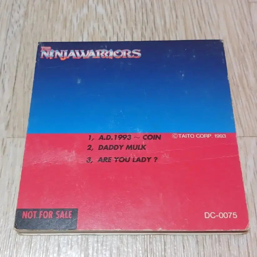 [BUNJANG] Sega Mega CD Ninja Warriors Jun Tatta OST CD / 세가 메가CD 닌자 워리어즈 준타타 OST CD DC-0075